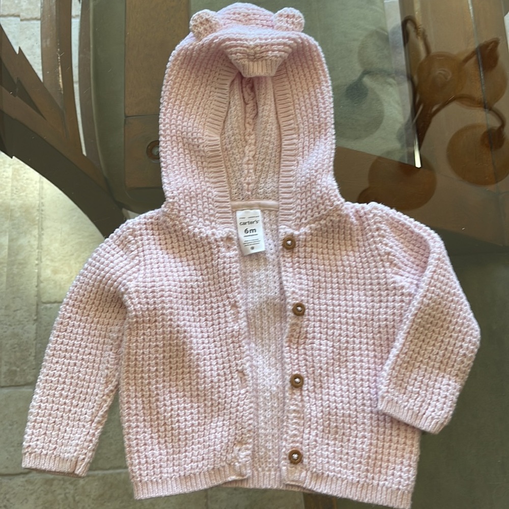 Carters soft Pink Cardigan